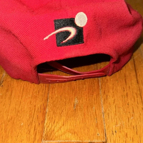 Vintage Chicago Bulls Basketball NBA Cap Hat Red/Black Snapback Collectible - Picture 8 of 16